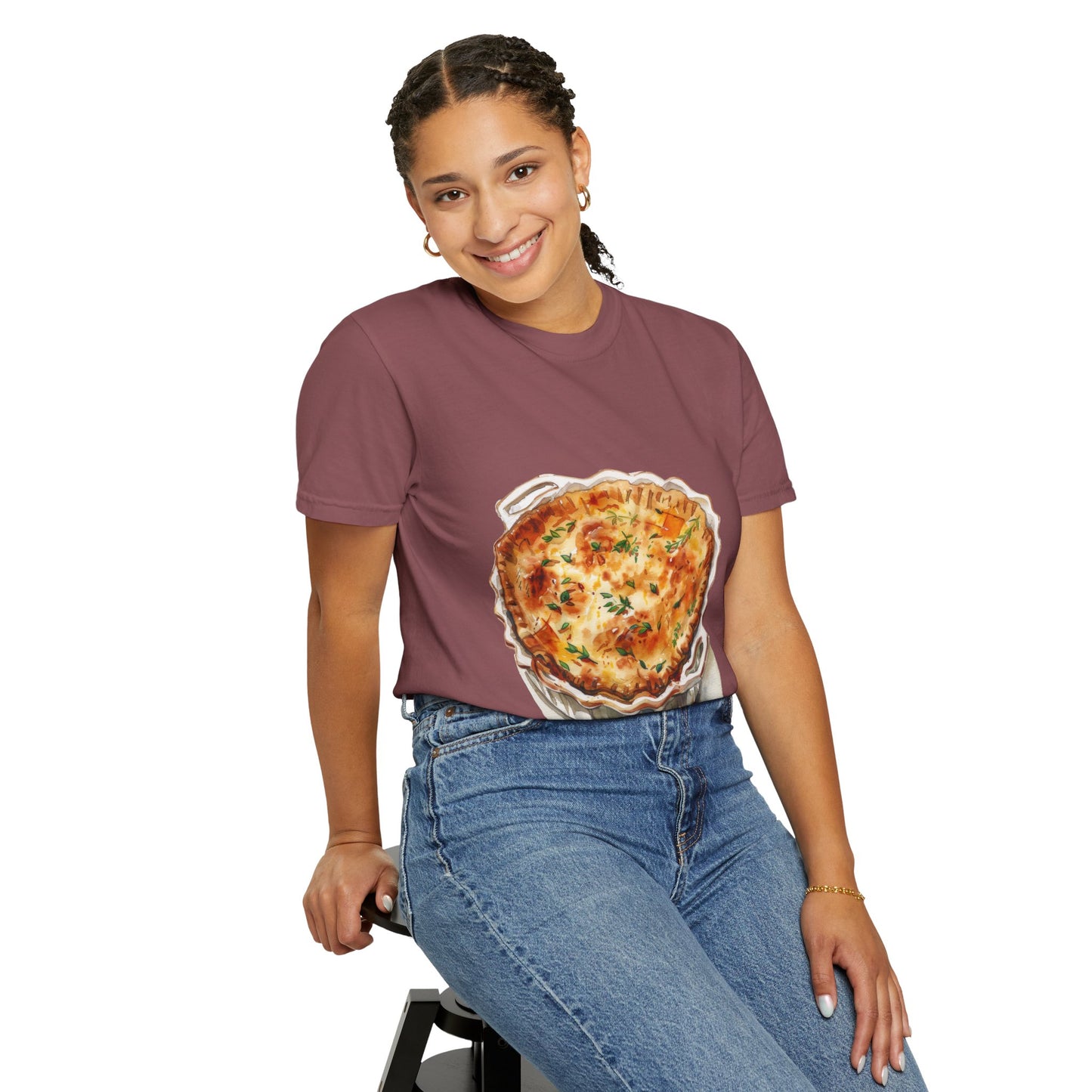 Unisex Garment-Dyed T-shirt - Fish, Chips, and Beyond - The Best of British Food