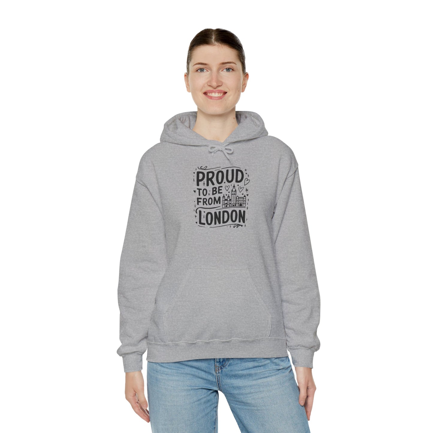 Unisex Heavy Blend™ Hooded Sweatshirt - Proud to be from London
