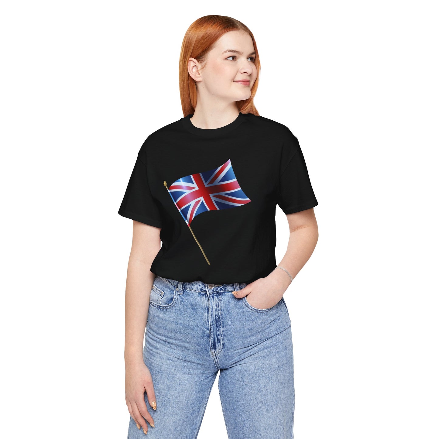 Unisex Jersey Short Sleeve Tee - Classic UK Flag Design - Union Jack Symbol