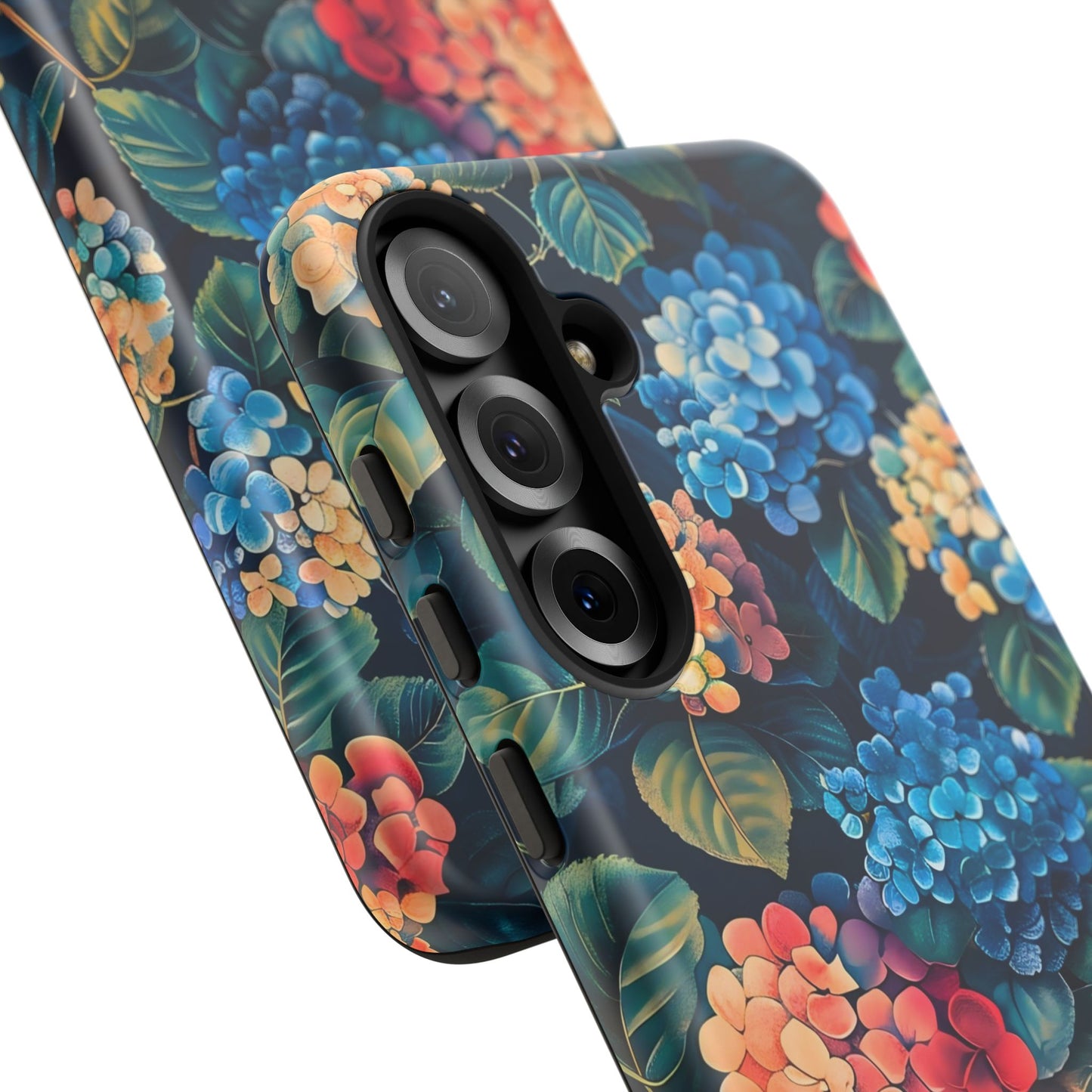 Floral Tough Phone Case, Durable Smartphone Cover, Flower Design, Gift for Her, Stylish Protection