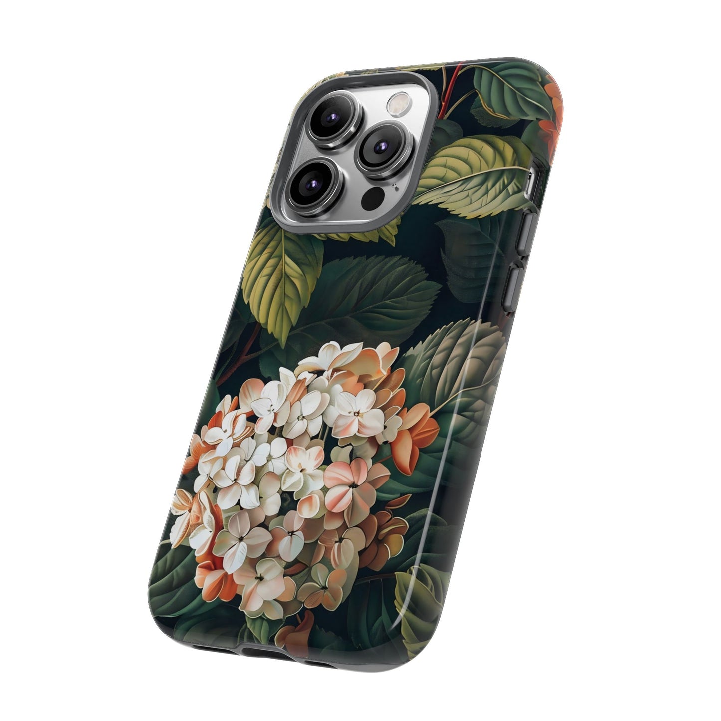 Floral Phone Case - Tough Cases, Nature Lover Gift, Floral Design, Botanical Phone Cover, Stylish Cellphone Accessory, Mother's Day Gift