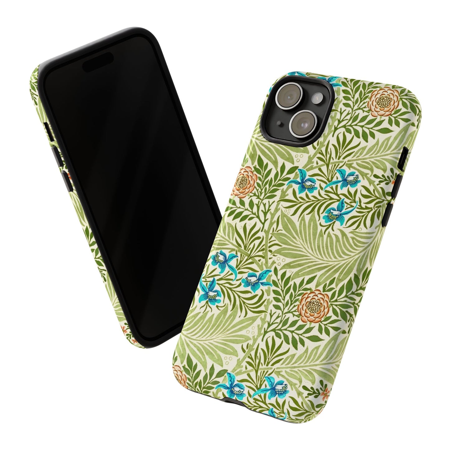Tough Cases Phone Case, Botanical Print Phone Cover, Floral Smartphone Accessory, Nature-Inspired Tech Gear, Gift for Plant Lovers
