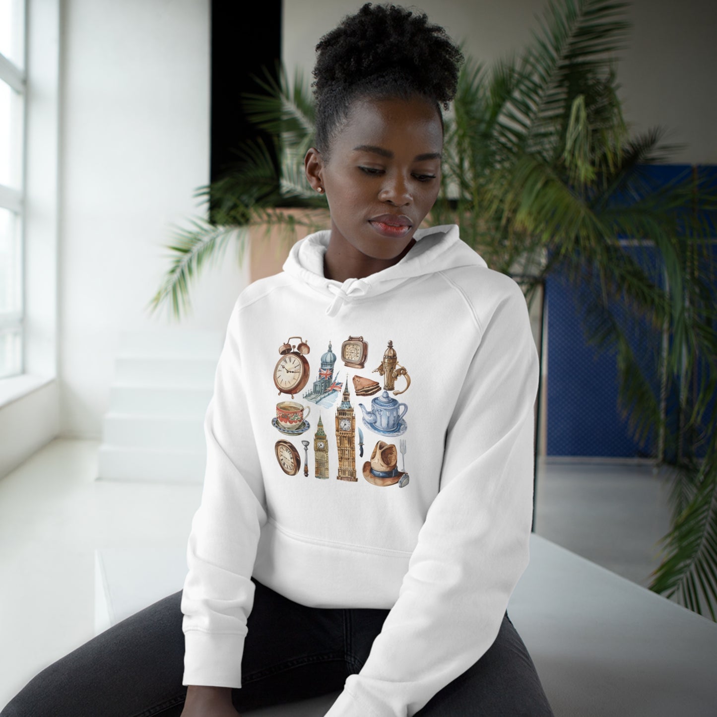 Cozy Unisex Hoodie - Vintage England Icons