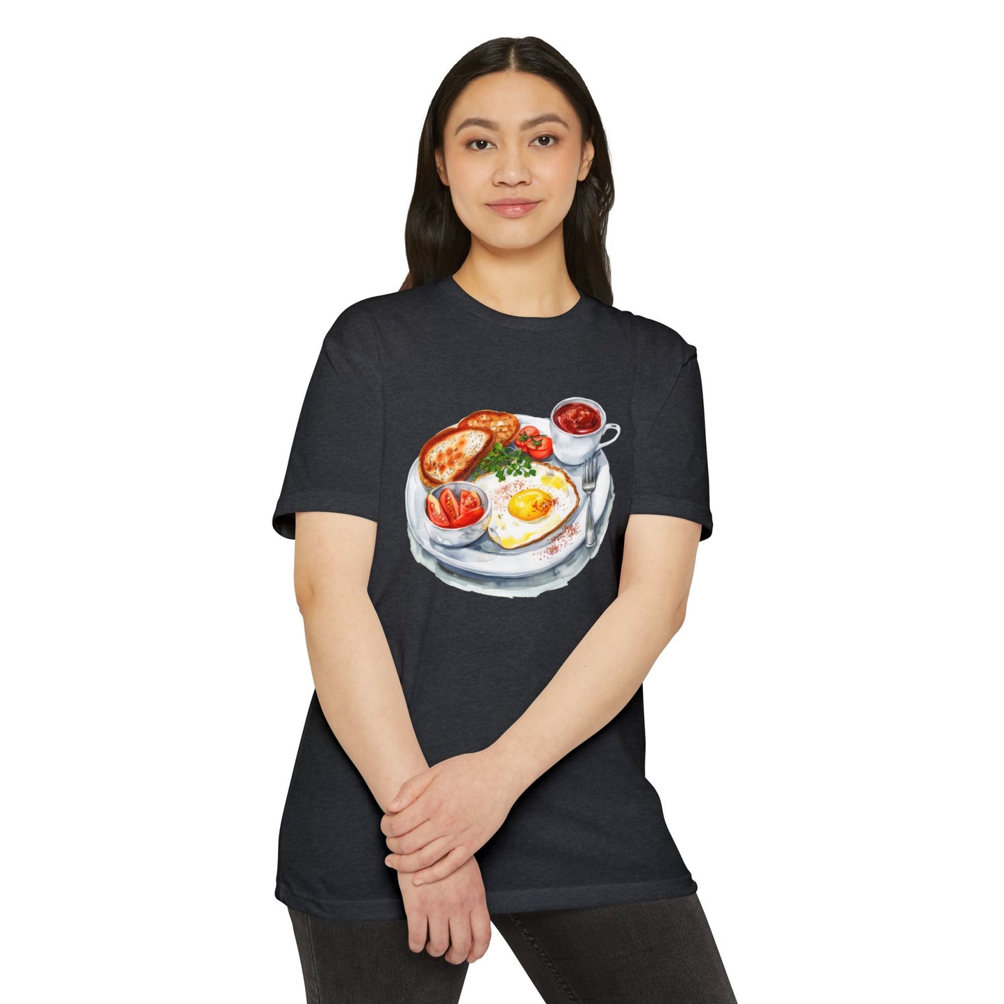 Unisex CVC Jersey T-shirt - Elegant British Breakfast