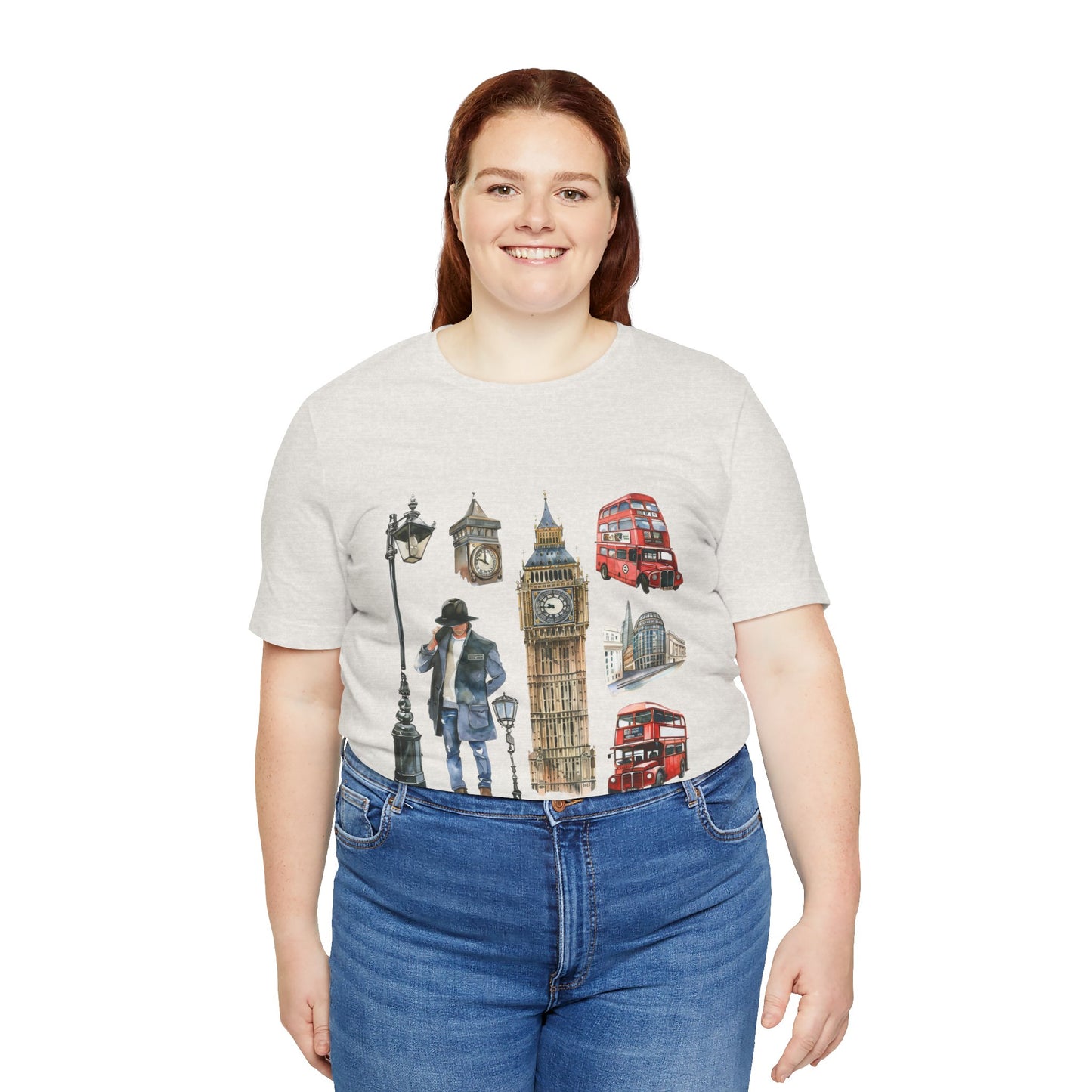 Unisex Jersey Short Sleeve Tee - Old World Charm - Vintage English Icons