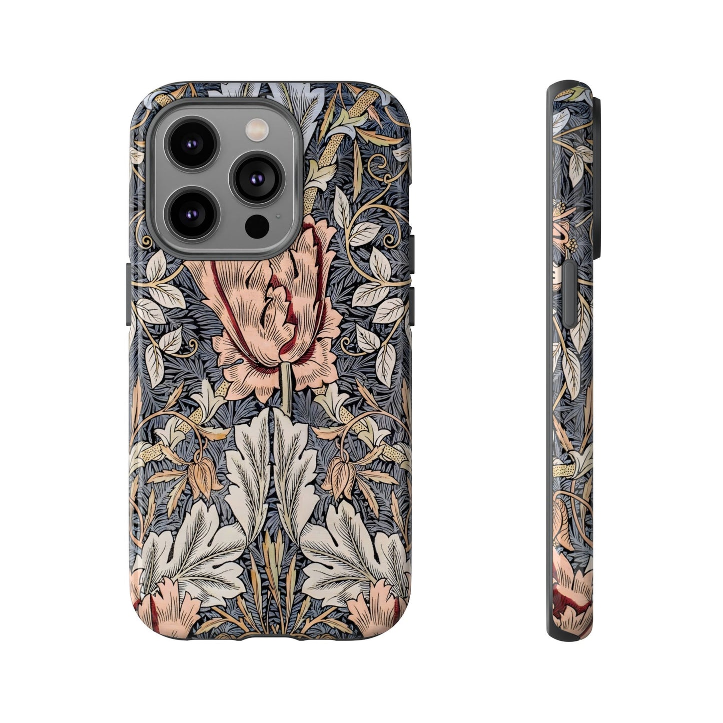 Floral Phone Case, Tough Cases for Stylish Protection, Flower Design, Gift for Her, Phone Accessories, Trendy Mobile Covers