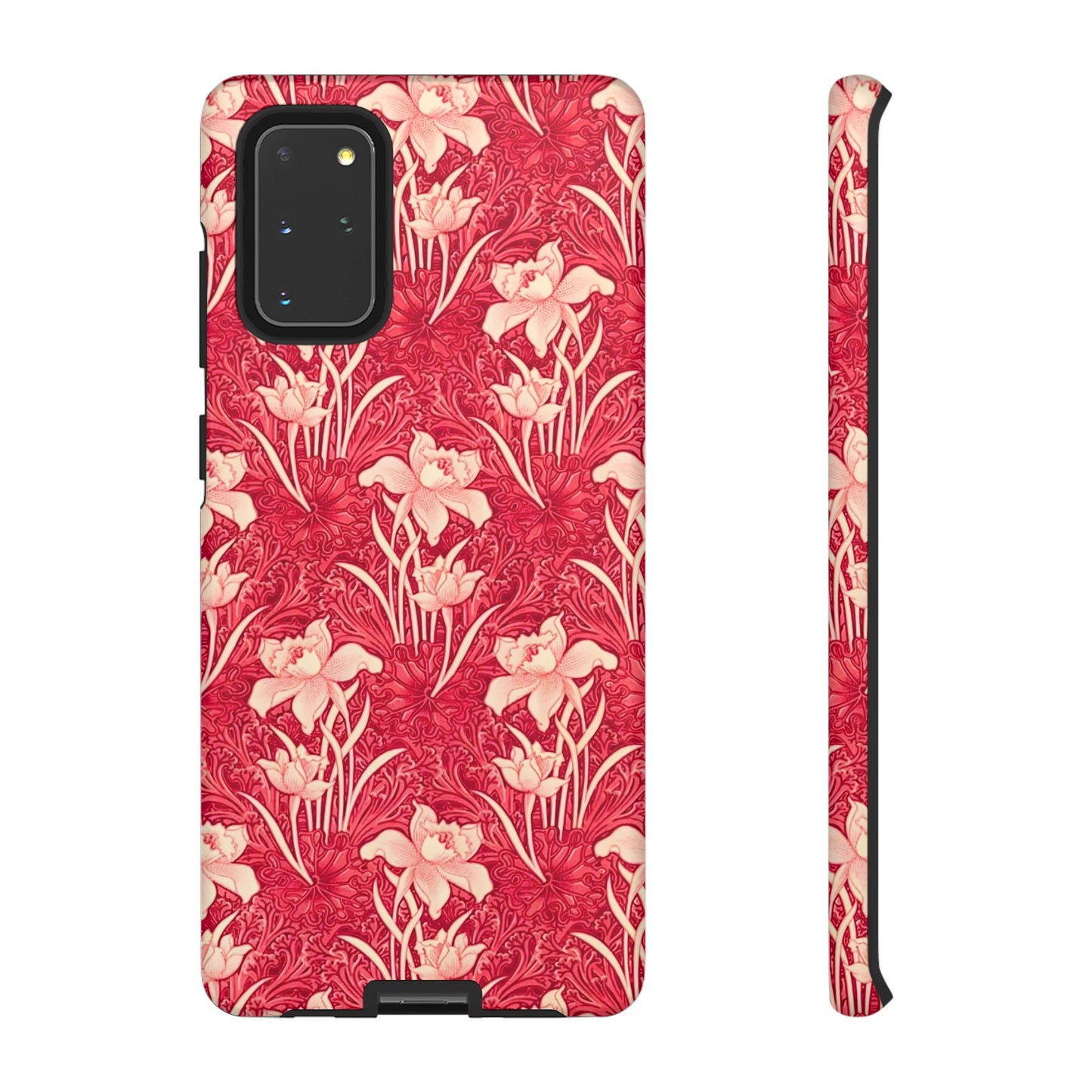 Floral Tough Phone Case - Durable, Stylish Accessory, Perfect Gift for Her, Floral Pattern, Customizable, Ideal for Daily Use