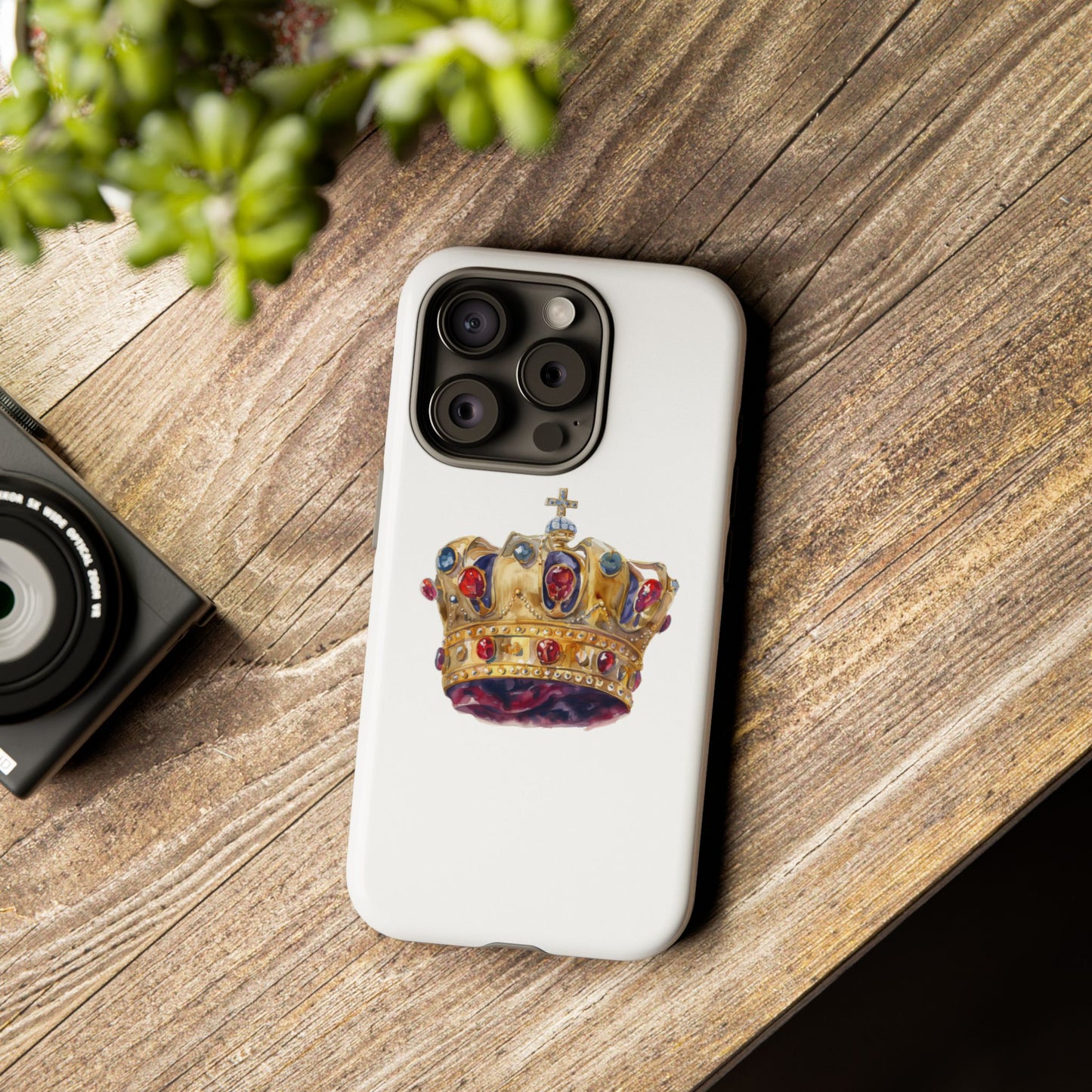 Royal Crown Phone Case | Tough Phone Cases, Stylish Accessories, Gift for Her, Birthday Present, Royalty Vibe
