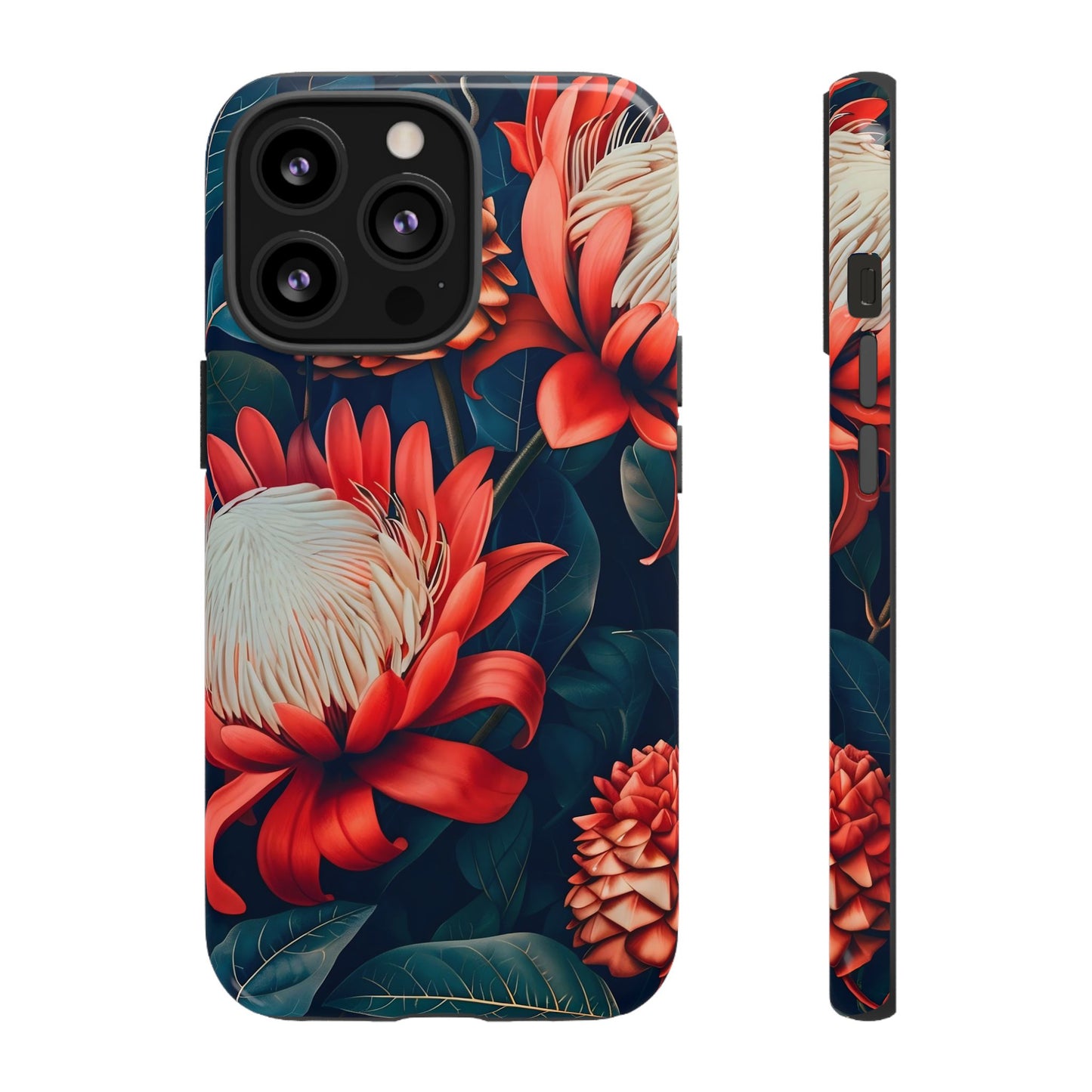 Floral Phone Case for Tough Love, Durable Cover, Unique Gift for Nature Lovers, Birthday, Mother's Day, Floral Design