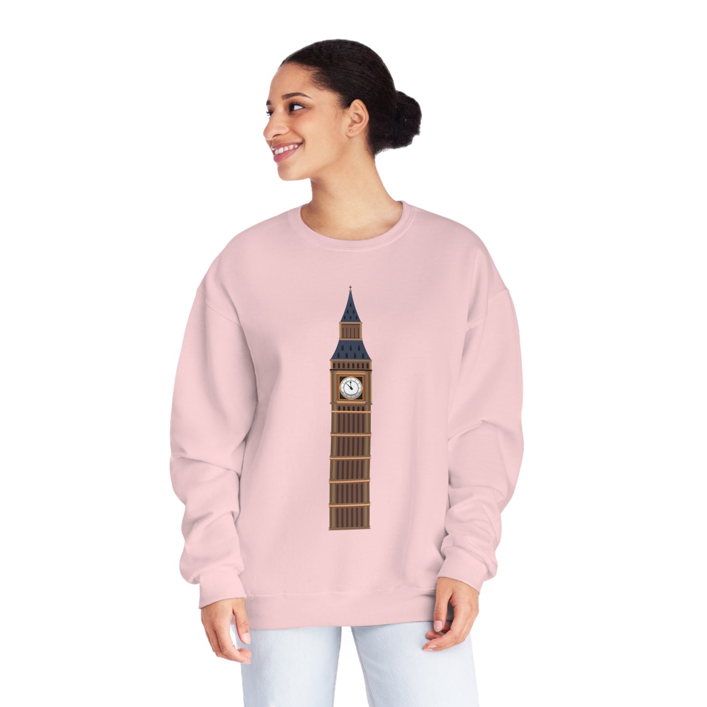 Unisex NuBlend® Crewneck Sweatshirt - London's Landmark - The Iconic Clock Tower
