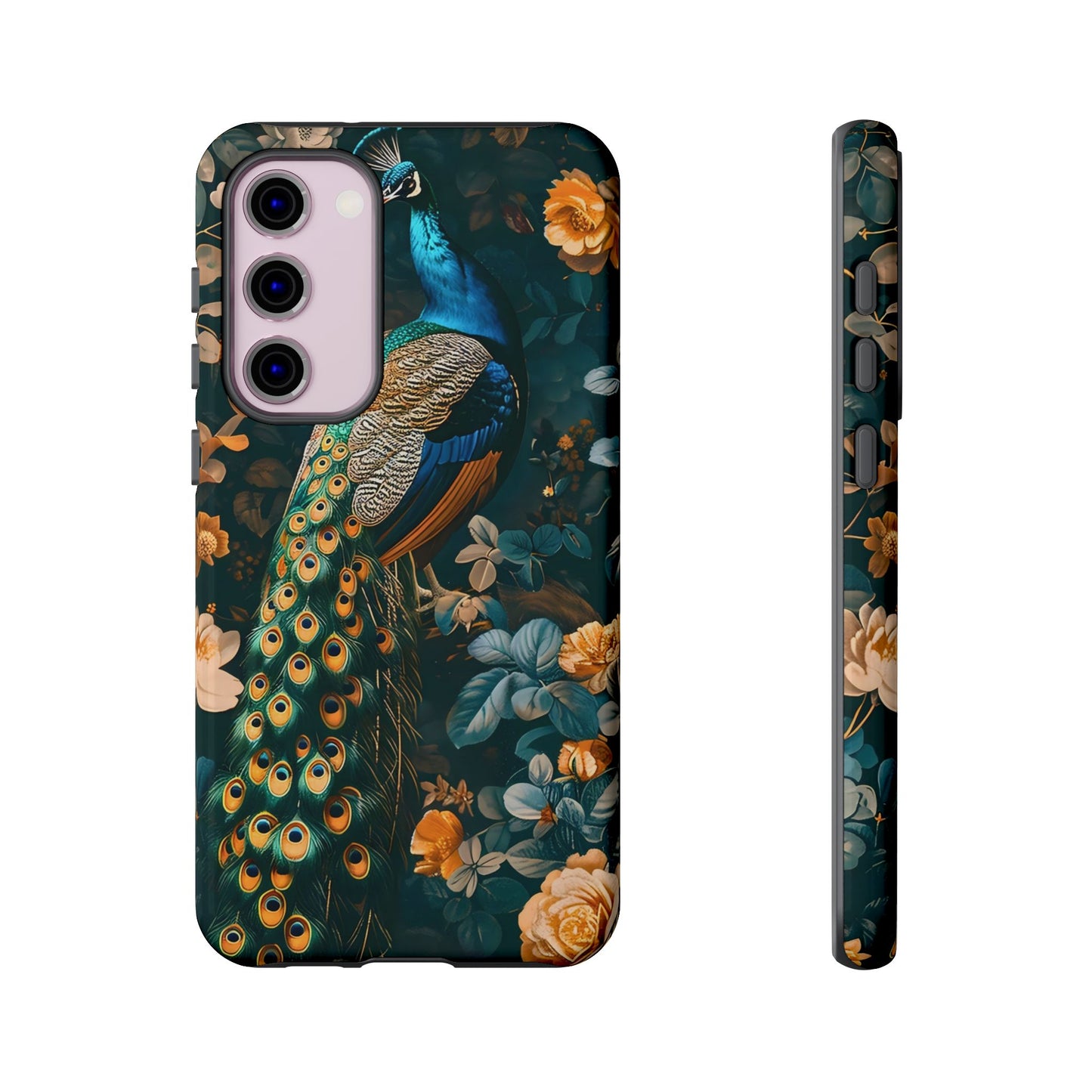 Peacock Phone Case - Elegant Floral Design, Tough Case for Protection, Unique Gift for Nature Lovers, Stylish Accessory, Eco-Friendly