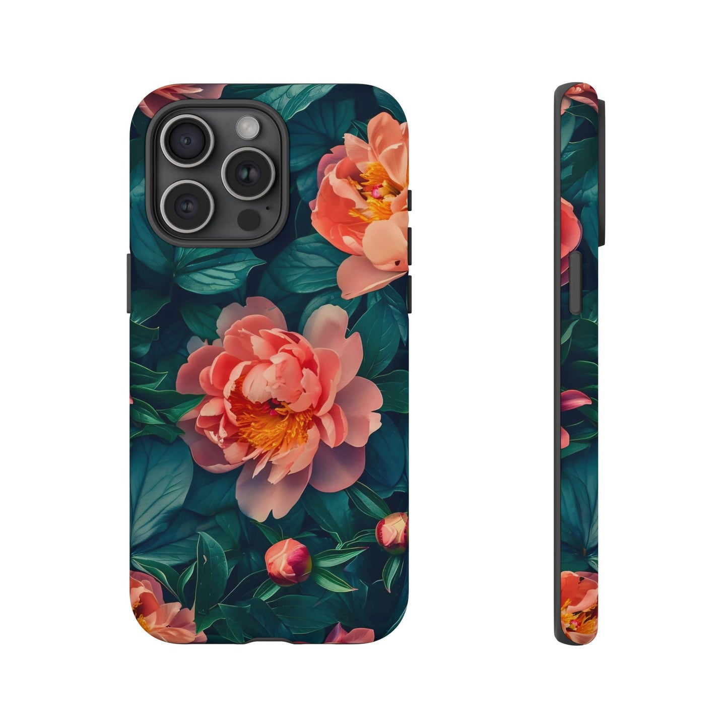 Floral Phone Case - Tough Cases, Flower Design, Botanical Art, Phone Accessory, Gift for Her, Nature Lovers