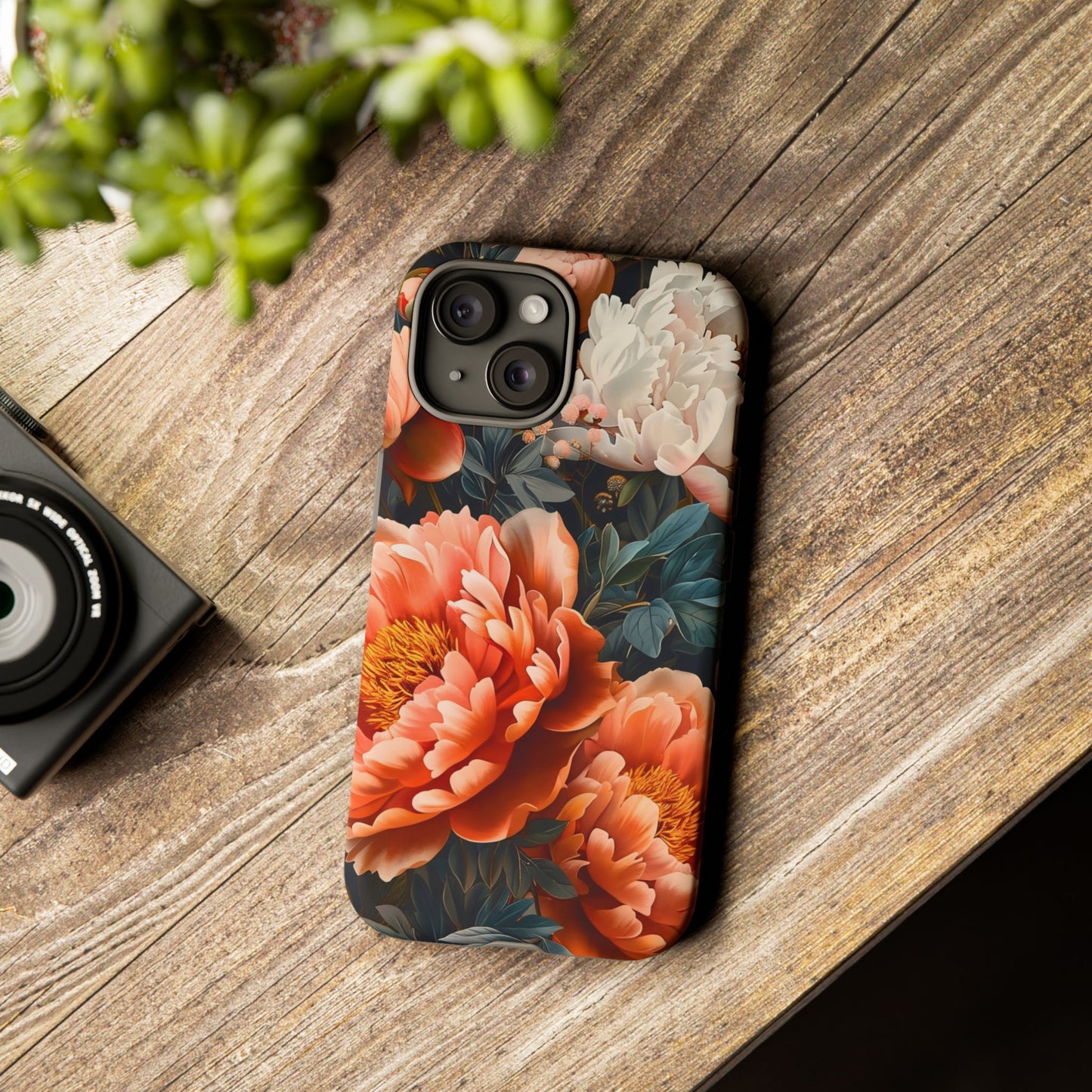 Floral Phone Case - Tough Cases, Durable Cover, Flower Design, Unique Gift, Phone Accessories
