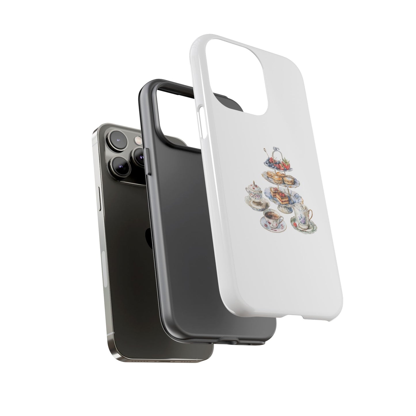 Chic Tea Party Phone Case - Stylish Tough Cases for Tea Lovers