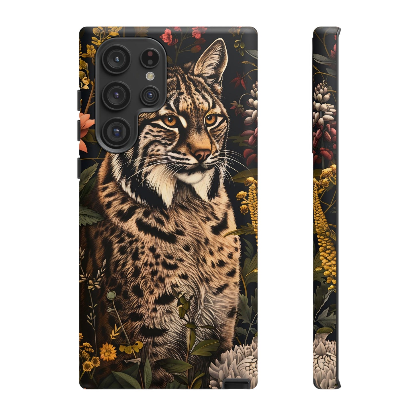 Wildlife Phone Case with Lynx Design, Tough Cases, Animal Lovers Gift, Nature Inspired Accessories, Unique Tech Protection