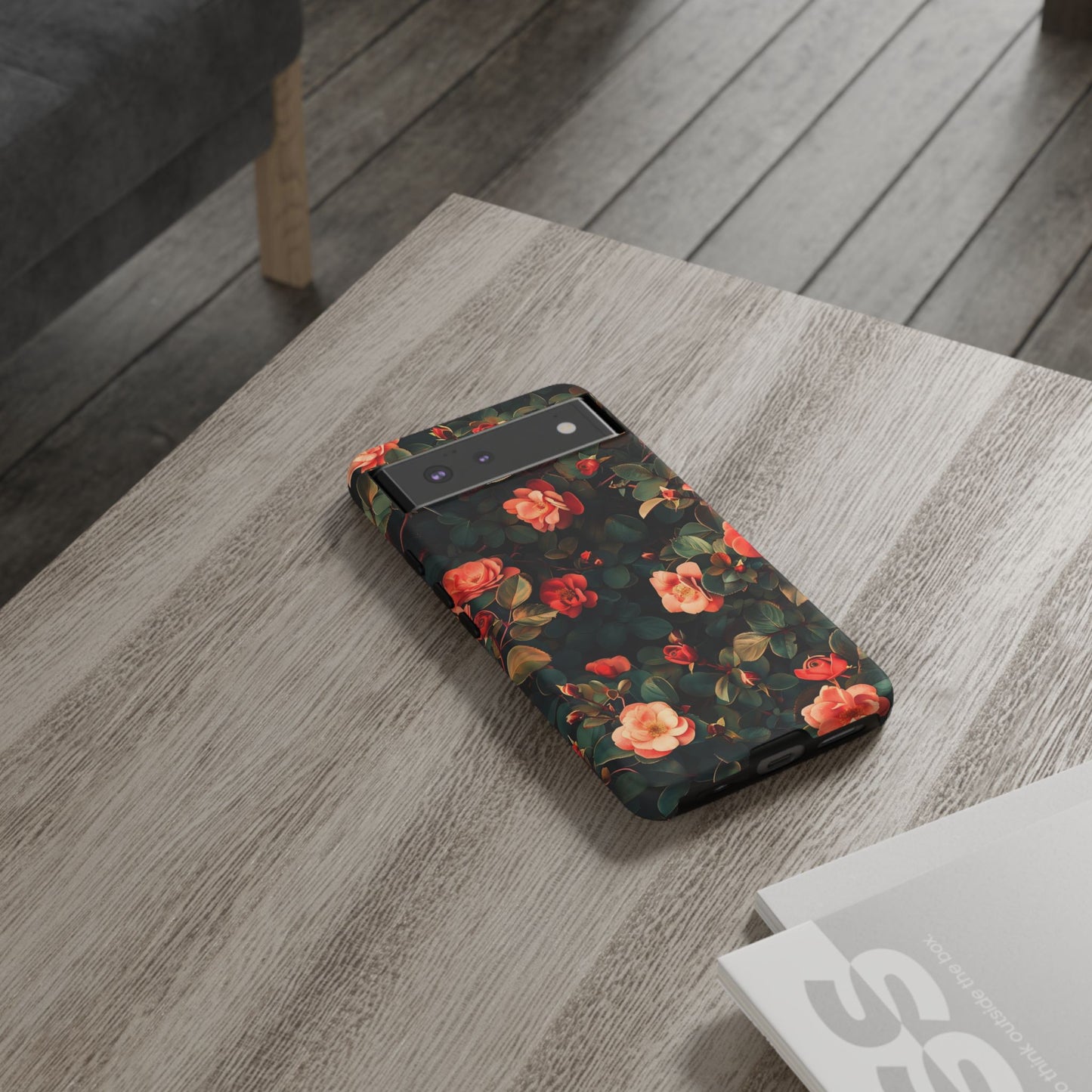 Floral Phone Case - Elegant Floral Design, Tough Protective Case, Perfect Gift for Her, Trendy Phone Accessories, Mother’s Day, Birthday
