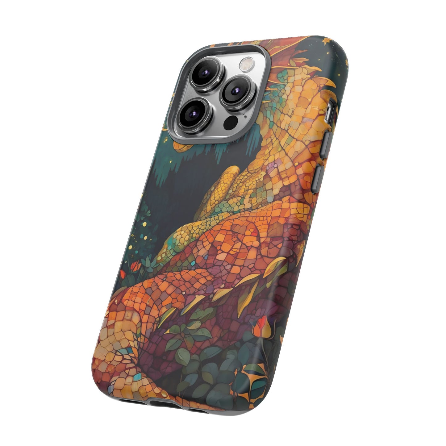 Dragon Art Phone Case, Tough Phone Cover, Fantasy Gift, Unique Mobile Accessory, Dragon Lover Gift, Stylish Protection