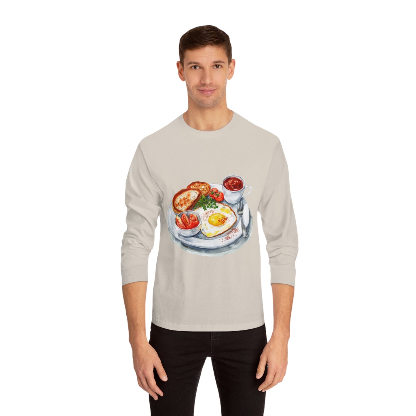 Unisex Classic Long Sleeve T-Shirt - British Food - Traditional Dishes and Culinary Delights