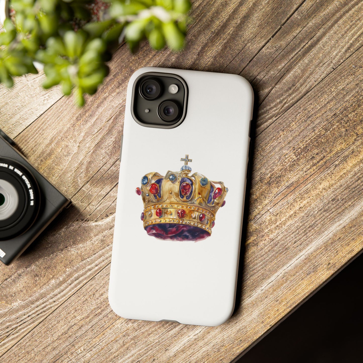 Royal Crown Phone Case | Tough Phone Cases, Stylish Accessories, Gift for Her, Birthday Present, Royalty Vibe