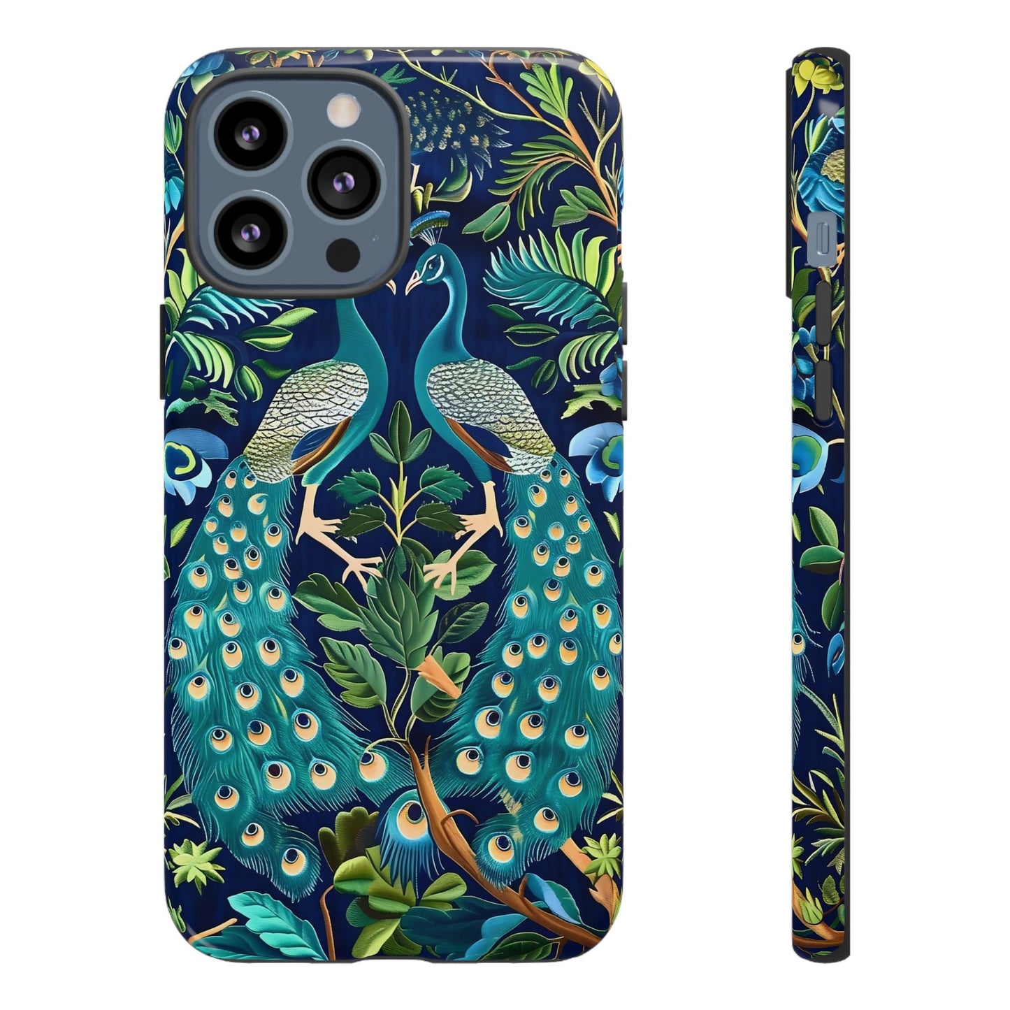 Peacock Tough Phone Case - Colorful Protective Cover, Nature Lover Gift, Stylish Accessory for Celebrations