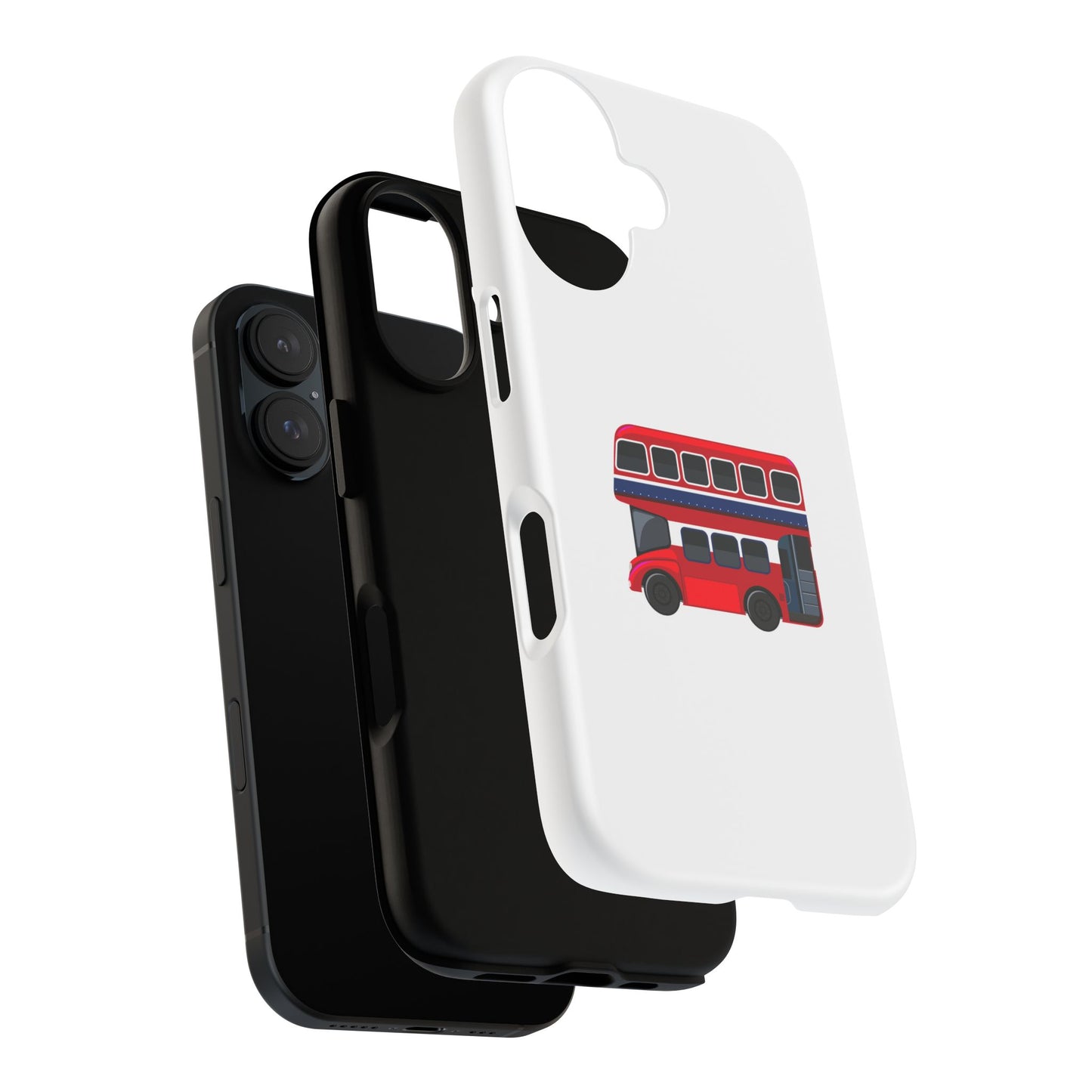 London Double-Decker Bus Phone Case - Fun & Protective Design