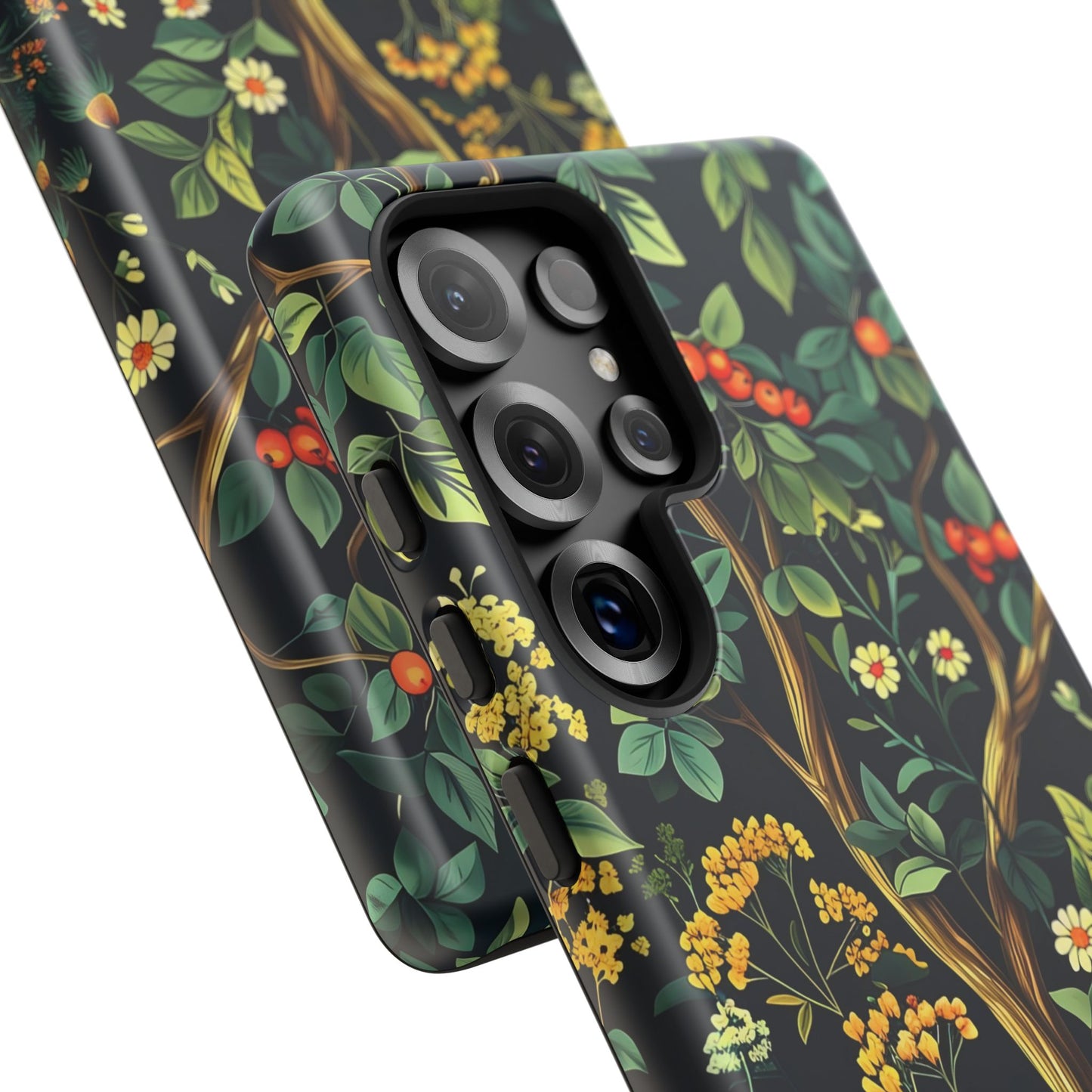 Floral iPhone Case, Nature Inspired Tough Case, Botanical Phone Cover, Eco-Friendly Gift, Unique Floral Design