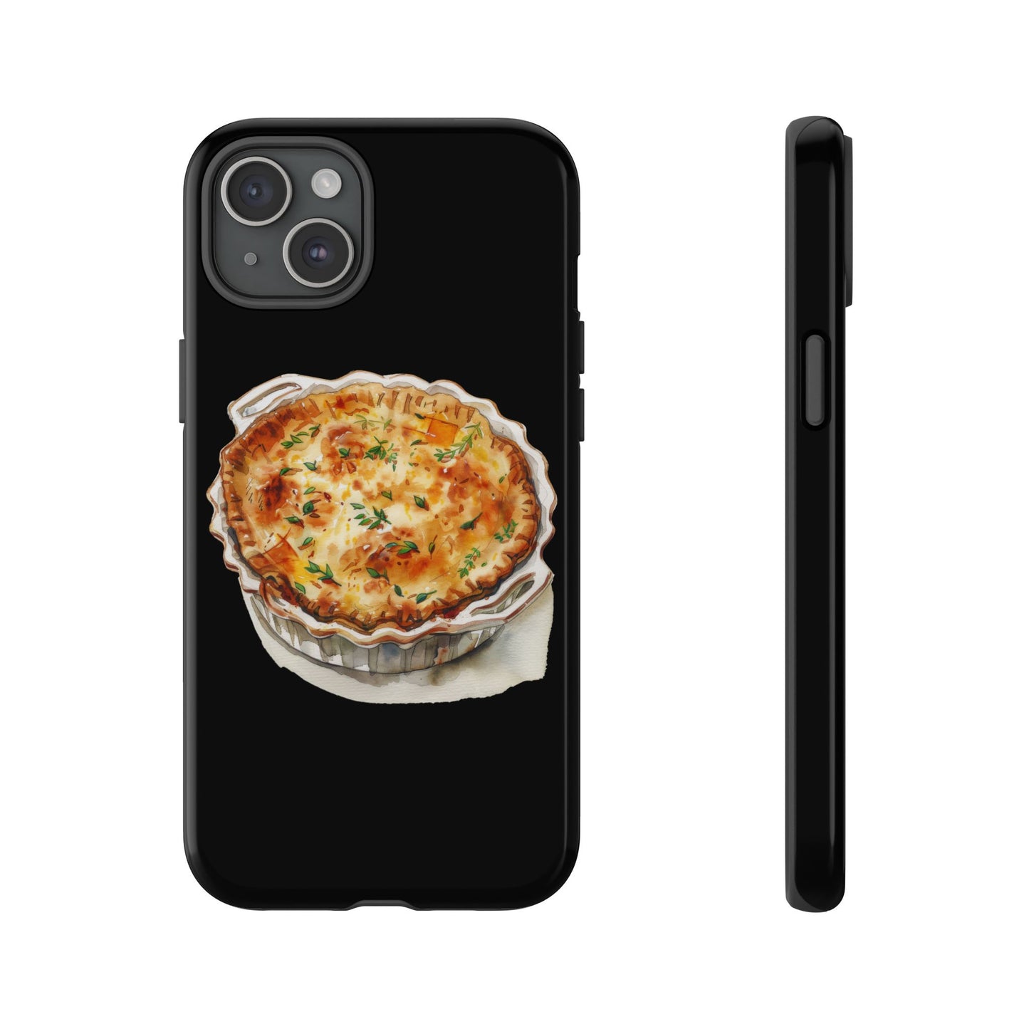 Quiche Phone Case - Funky Kitchen Decor, Foodie Gift, Chef Accessories, Culinary Art, Quirky Phone Cover