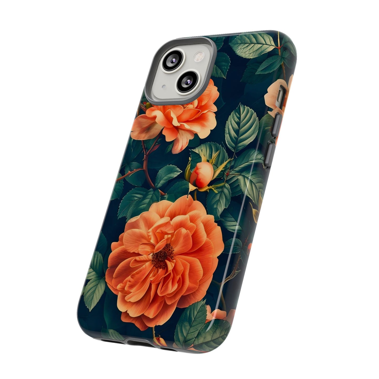 Floral Phone Case, Tough Cases for Nature Lovers, Botanical Design, Phone Protection, Gift for Her, Trending Floral Accessories