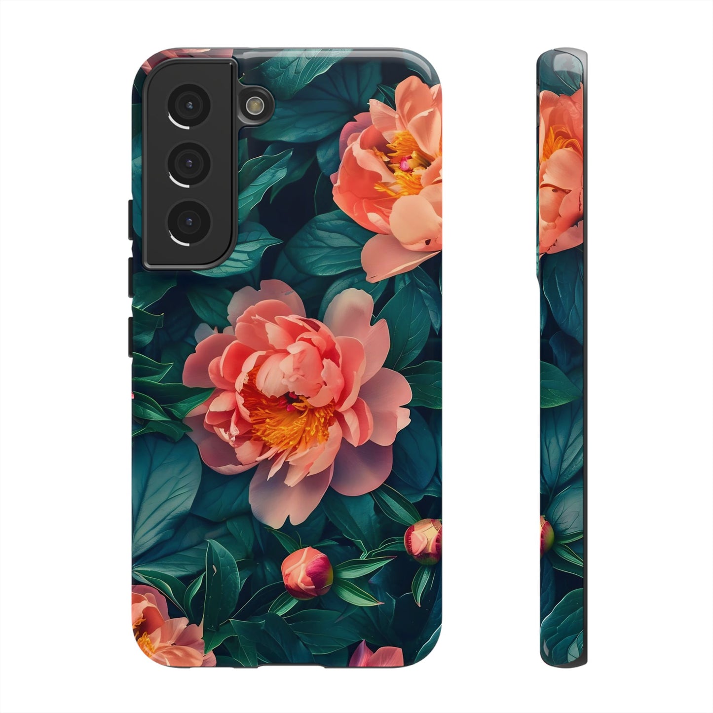 Floral Phone Case - Tough Cases, Flower Design, Botanical Art, Phone Accessory, Gift for Her, Nature Lovers