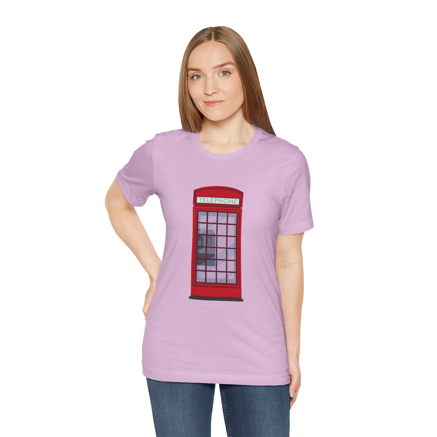 Unisex Jersey Short Sleeve Tee - British Public Telephone
