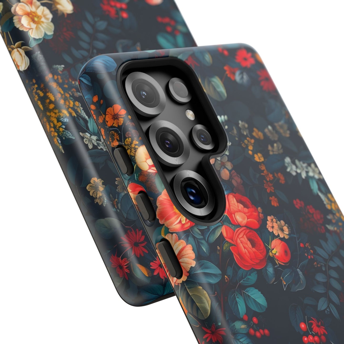 Floral Phone Case - Tough Cases, iPhone Protection, Elegant Floral Design, Gift for Her, Stylish Tech Accessory