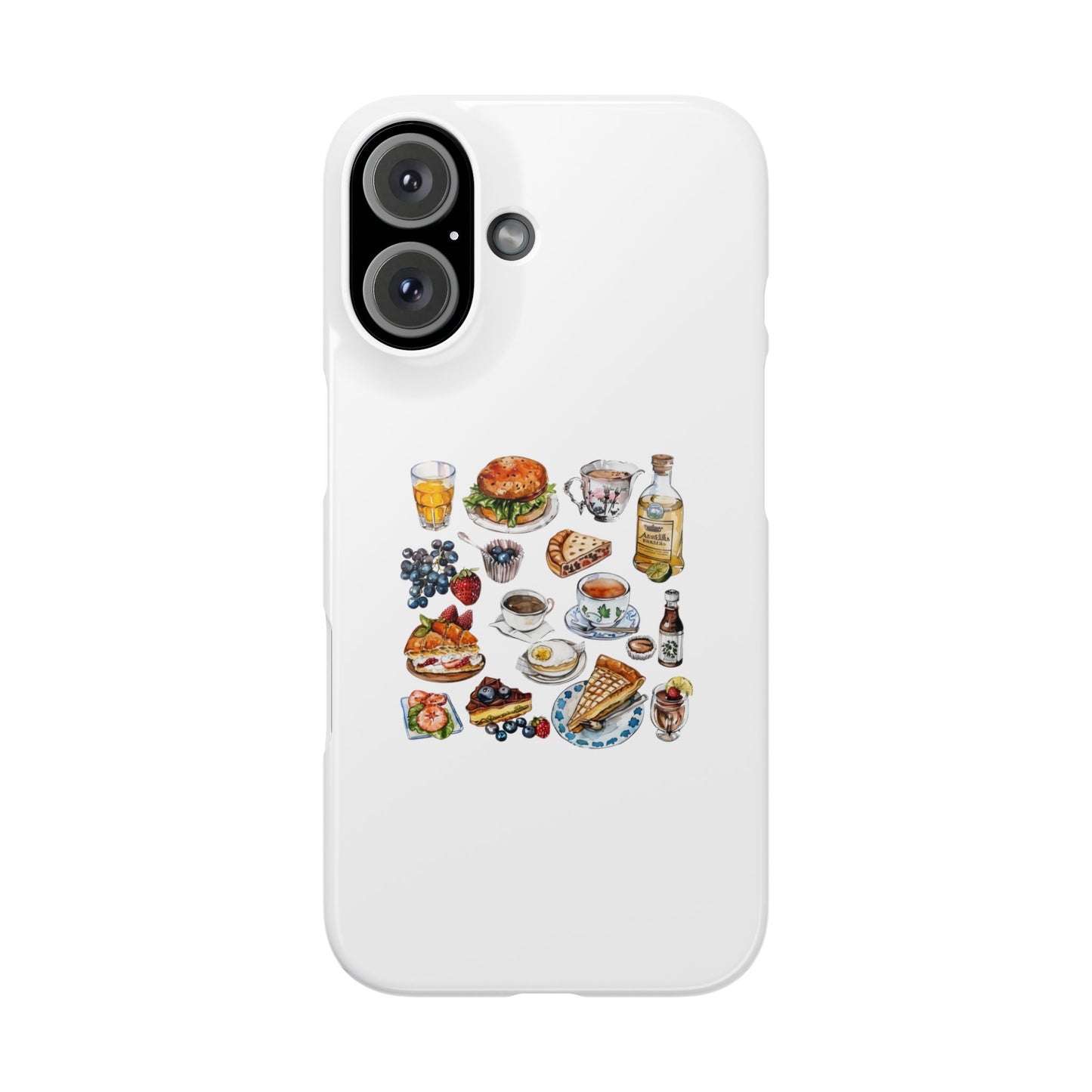 Delightful Foodie Phone Cases for Culinary Lovers | Slim Protective Cases | Ideal Gift for Food Enthusiasts, Unique Kitchen Decor