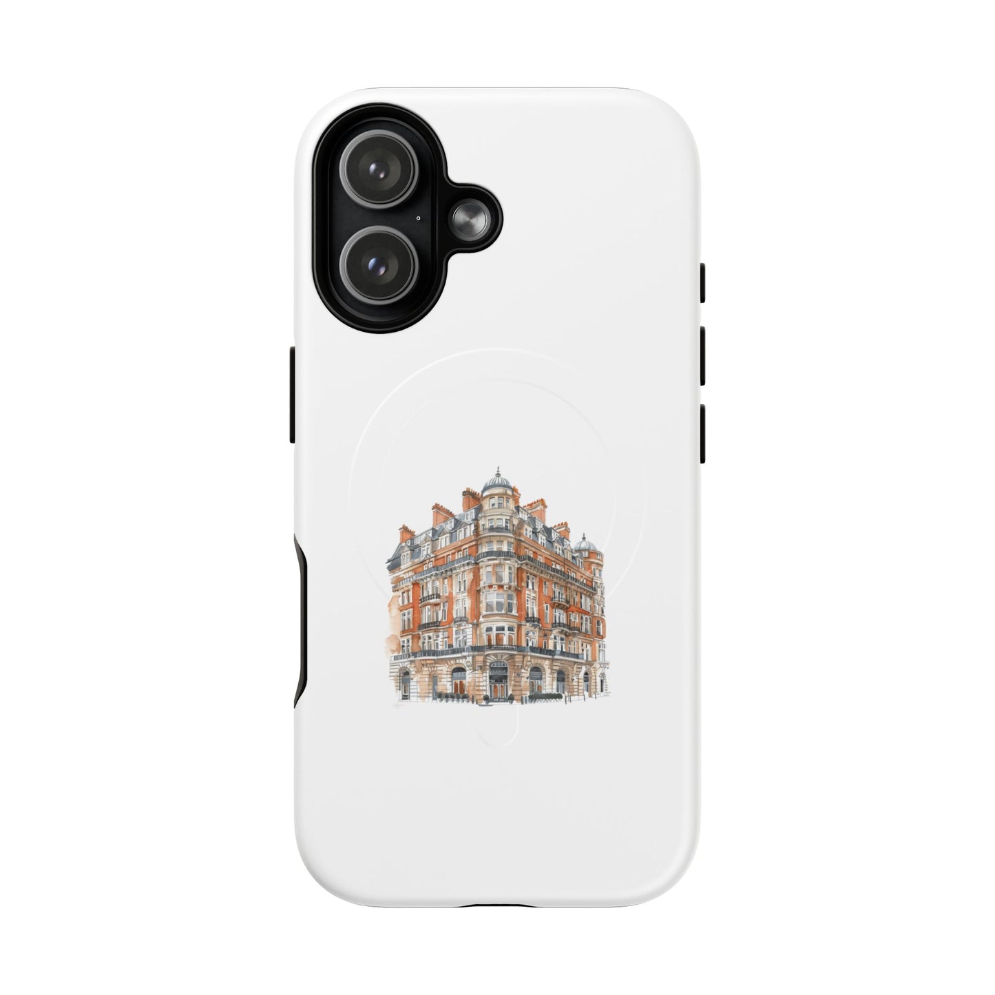 Elegant Tough Magnetic Case with Urban Design, Phone Case, Smartphone Protector, Gift for Her, Unique Tech Accessories