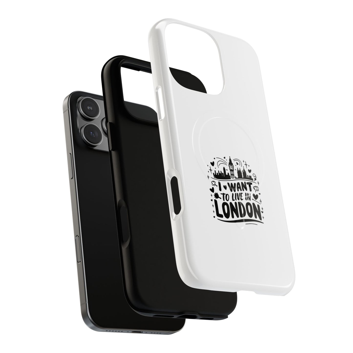 London Dream Tough Magnetic Phone Case, Chic Phone Cover, Ideal Gift for London Lovers, Functional Phone Accessory, Stylish Tech Gear