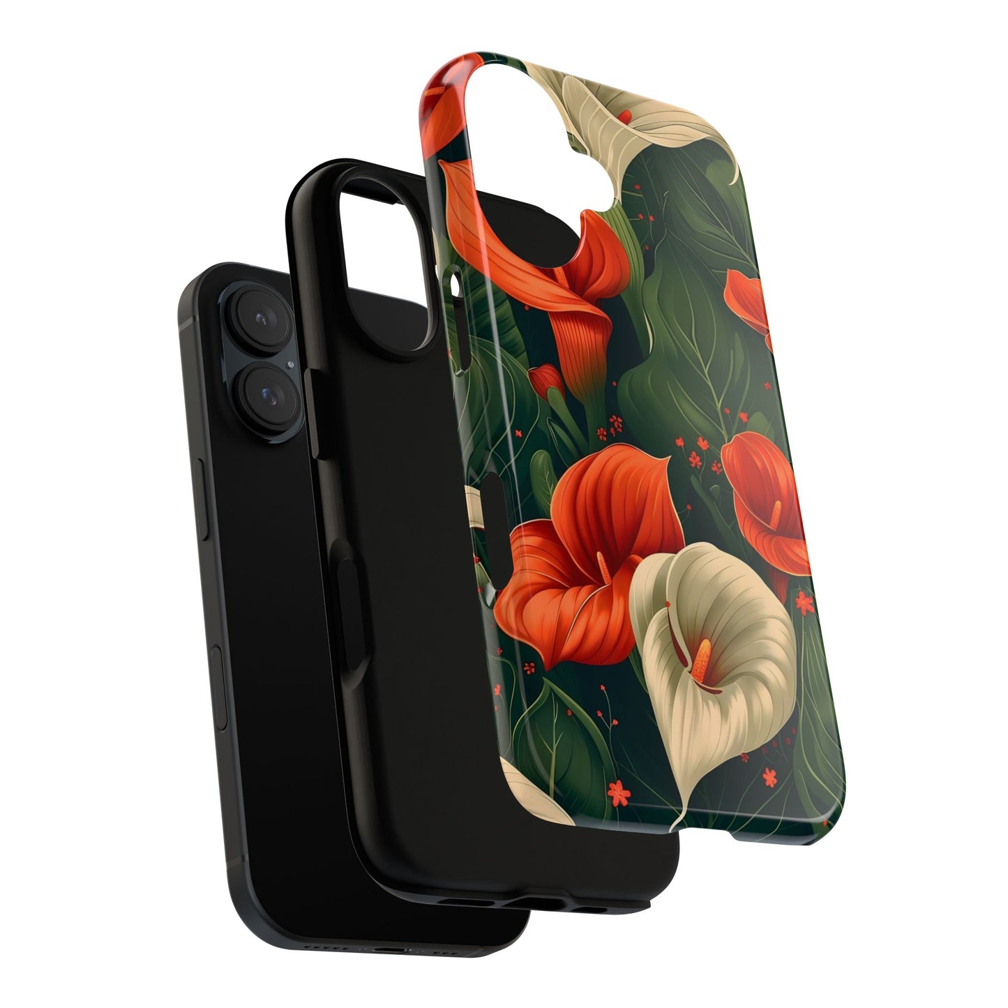 Floral Phone Case, Tough Cases for Stylish Protection, Gift for Her, Nature Lovers, Phone Accessories, Trendy Tech