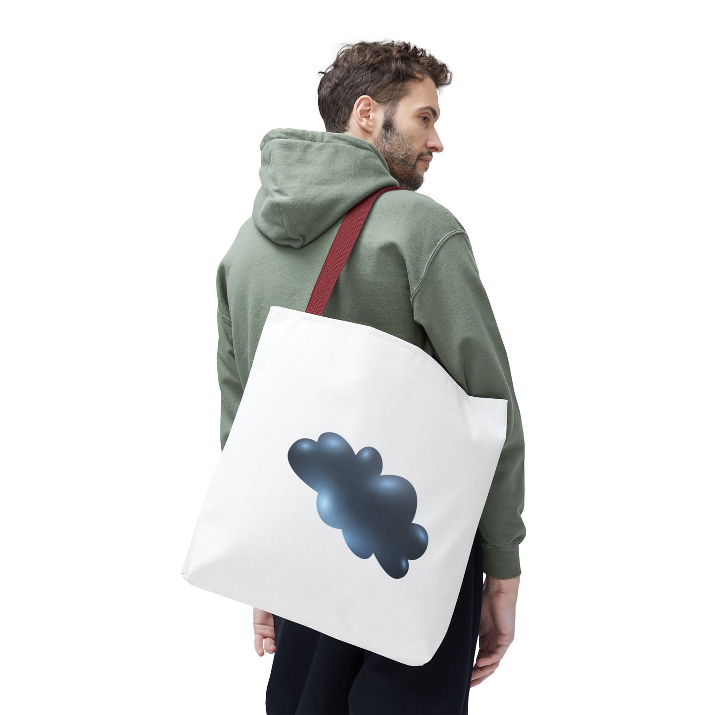 Cloud-Themed Tote Bag, Stylish Carry-All for Everyday Use, Gift for Nature Lovers, Trendy Accessory, Eco-Friendly Bag