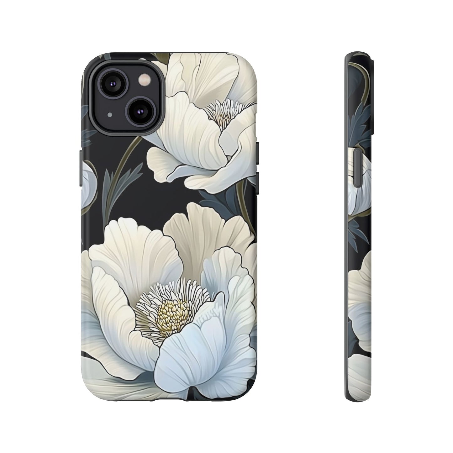 Floral Phone Case, Tough Cases for Women, Stylish Phone Cover, Floral Design Phone Protector, Nature Inspired Tech Accessories