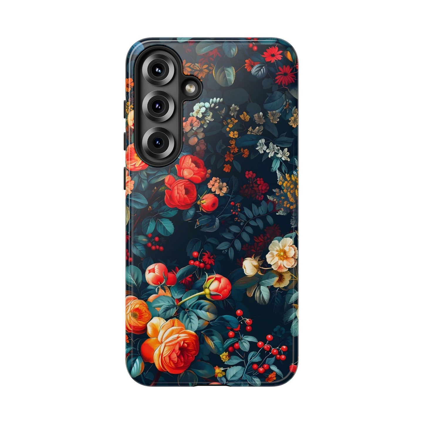 Floral Phone Case - Tough Cases, iPhone Protection, Elegant Floral Design, Gift for Her, Stylish Tech Accessory