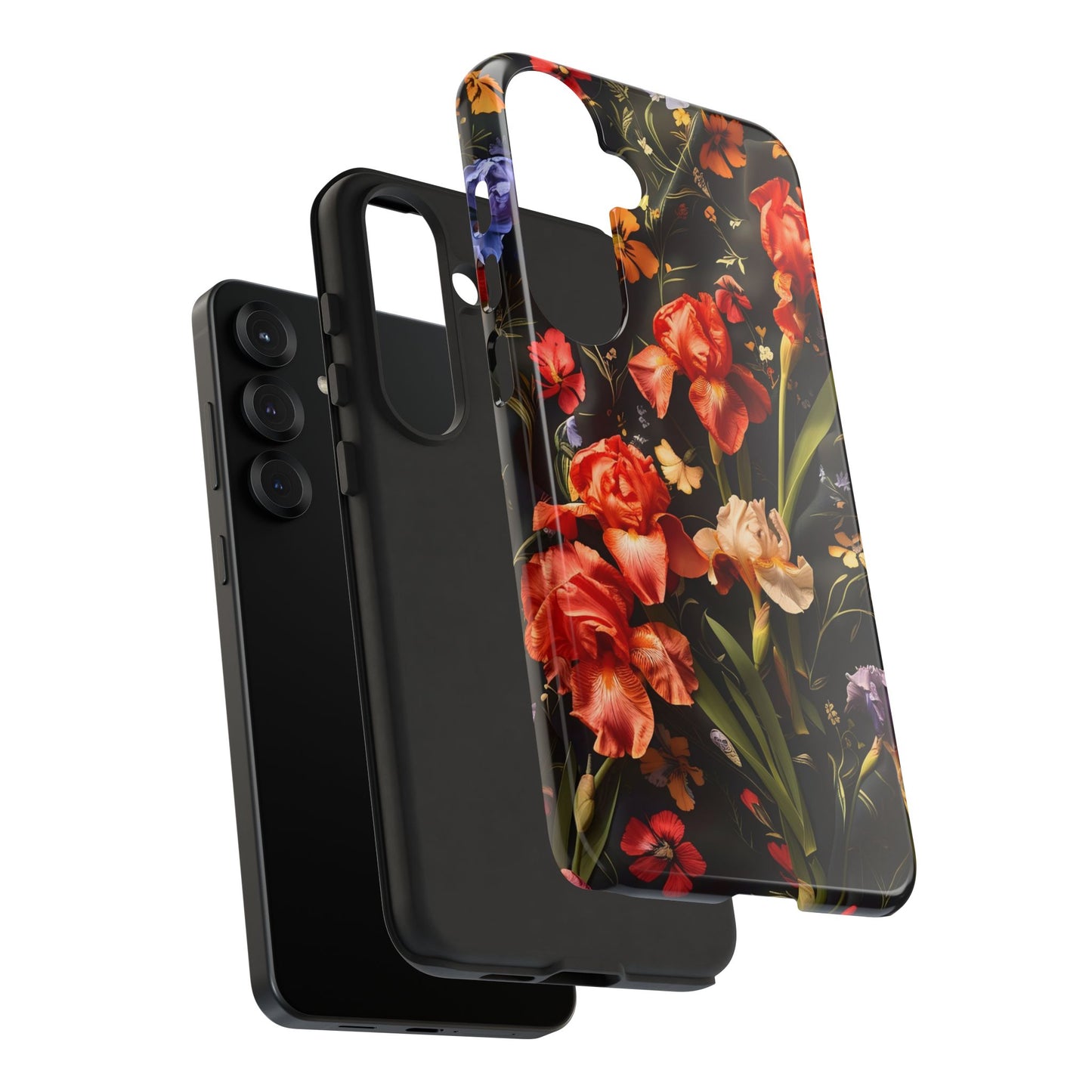 Floral Tough Case for Phone, Durable Protective Phone Cover, Gift for Flower Lovers, Phone Accessories, Spring Vibes