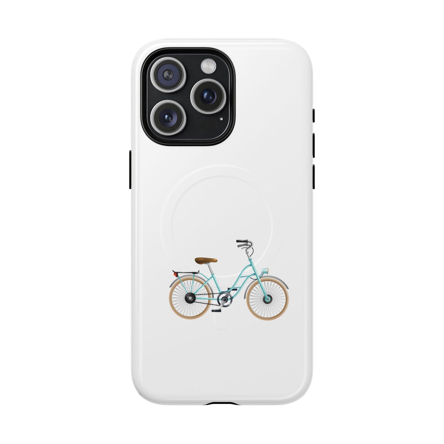 Tough Magnetic Phone Cases, Stylish Bicycle Design, Durable Protection, Perfect Gift for Cyclists, Trendy Tech Accessory
