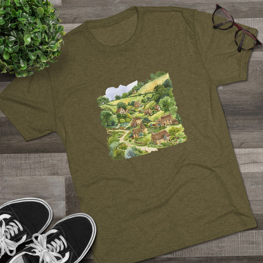 Unisex Tri-Blend Crew Tee - British Nature and Tradition