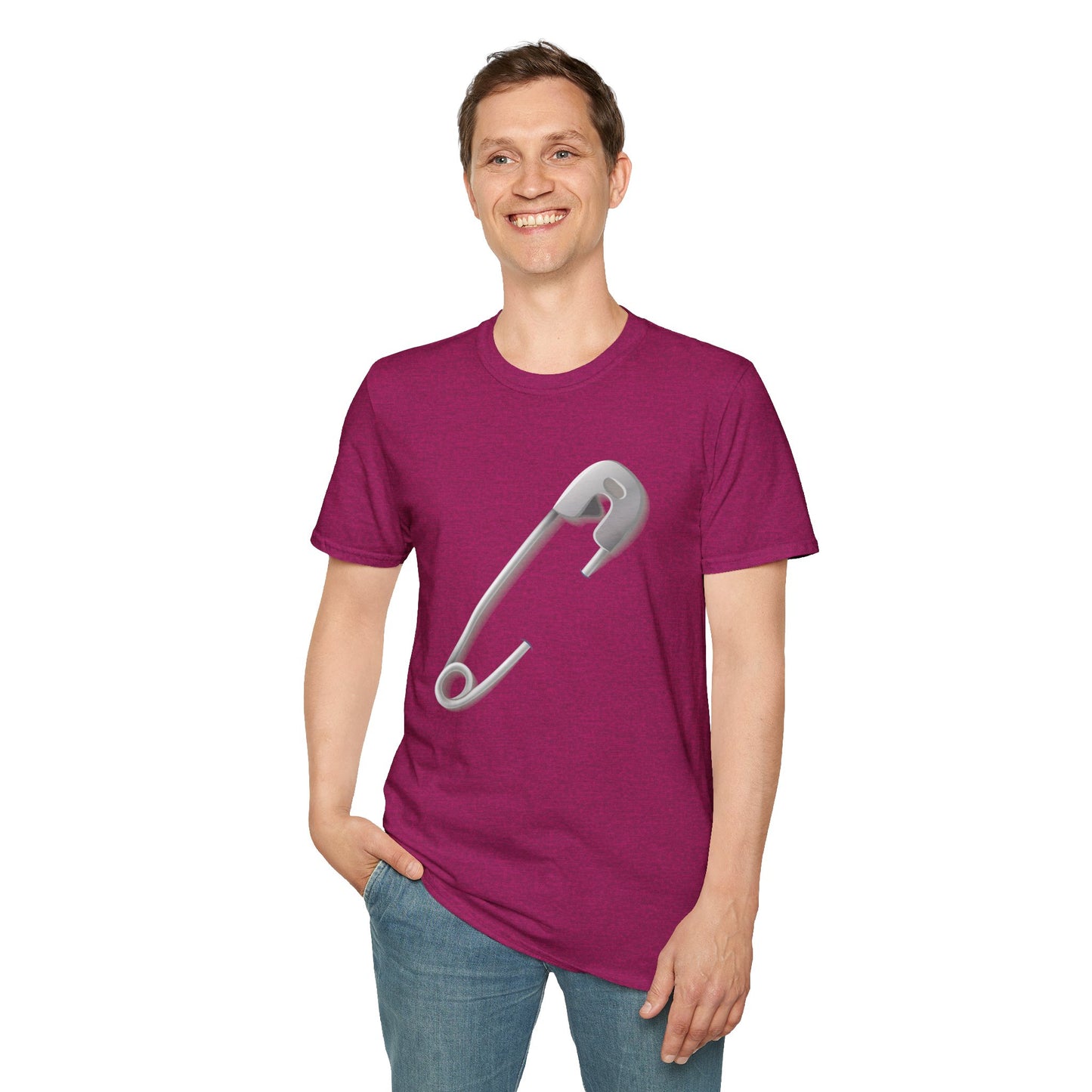 Unisex Softstyle T-Shirt - Versatile Minimalist Safety Pin