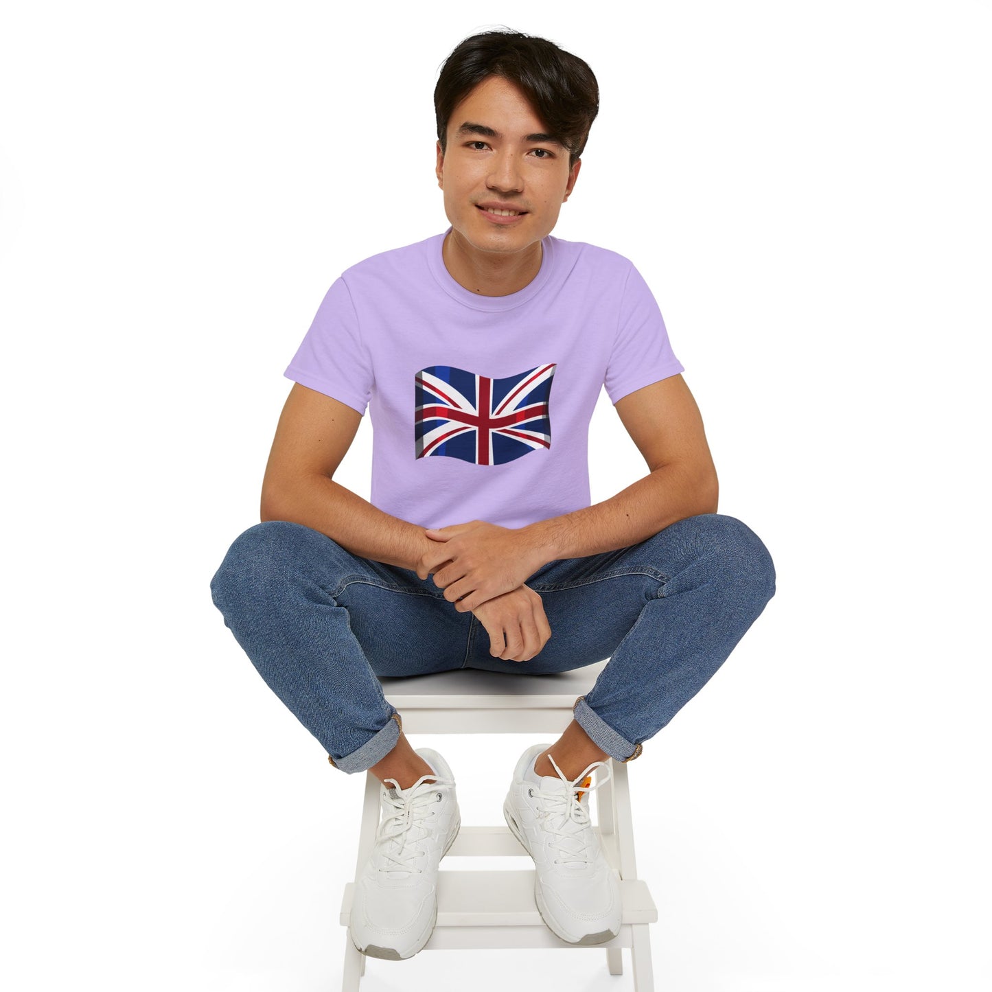 Unisex Ultra Cotton Tee - Symbolic Union Jack Flag Art