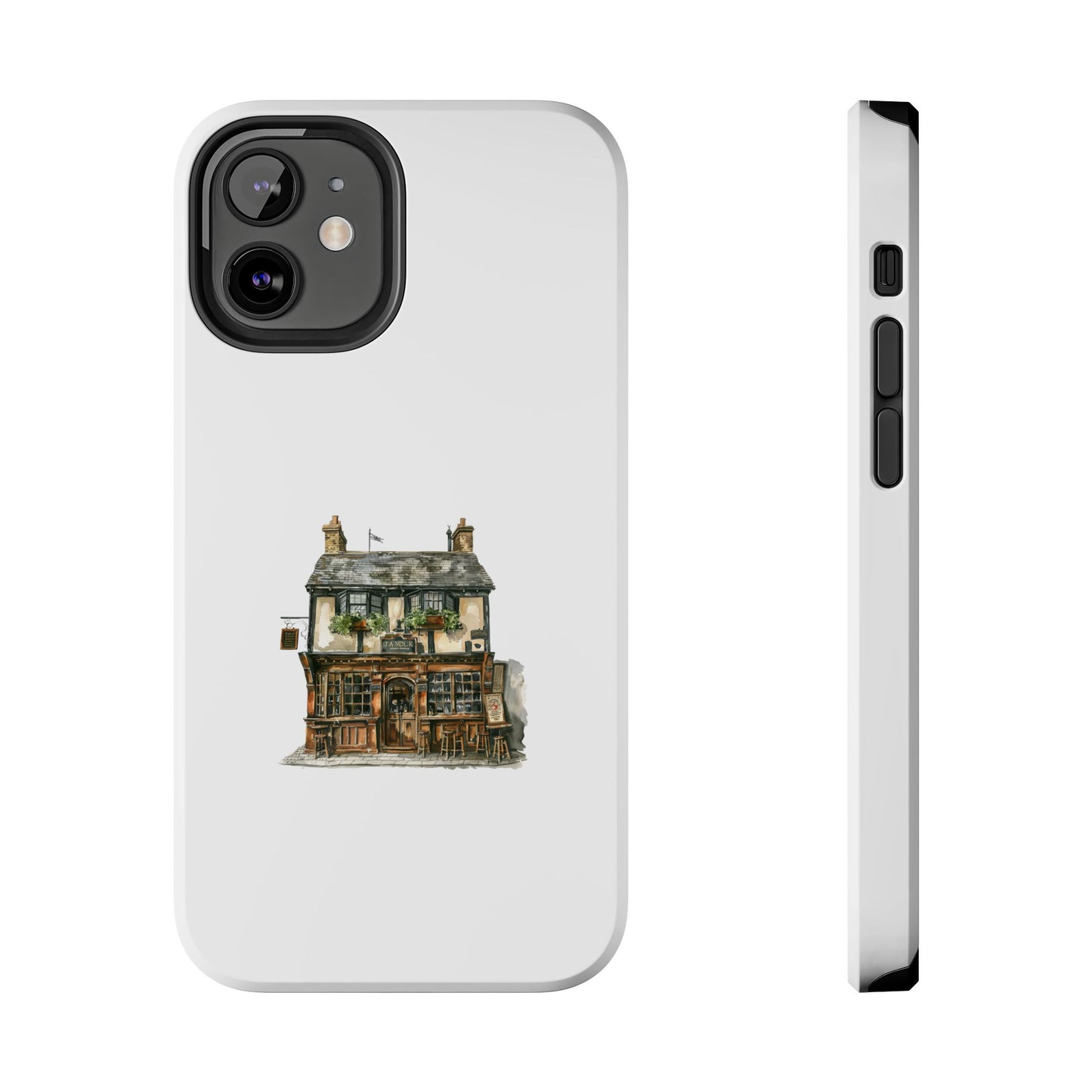 Charming Cottage Tough Phone Case - Durable Protection with Whimsical Design