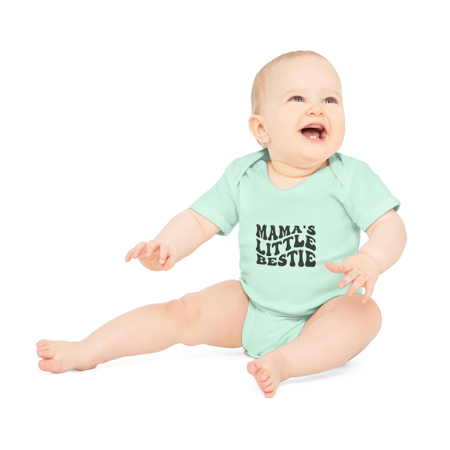 Mama's Little Bestie Organic Baby Bodysuit