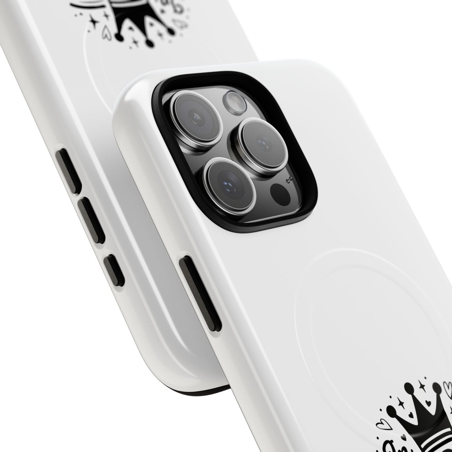 King's Neighbor Tough Magnetic Phone Case, London Style Case, Durable Phone Cover, Gift for Travelers, Black White Phone Accessory