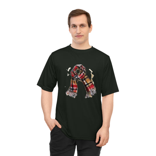 Unisex Zone Performance T-shirt - Plaid British Scarf - Timeless Style and Classic Elegance