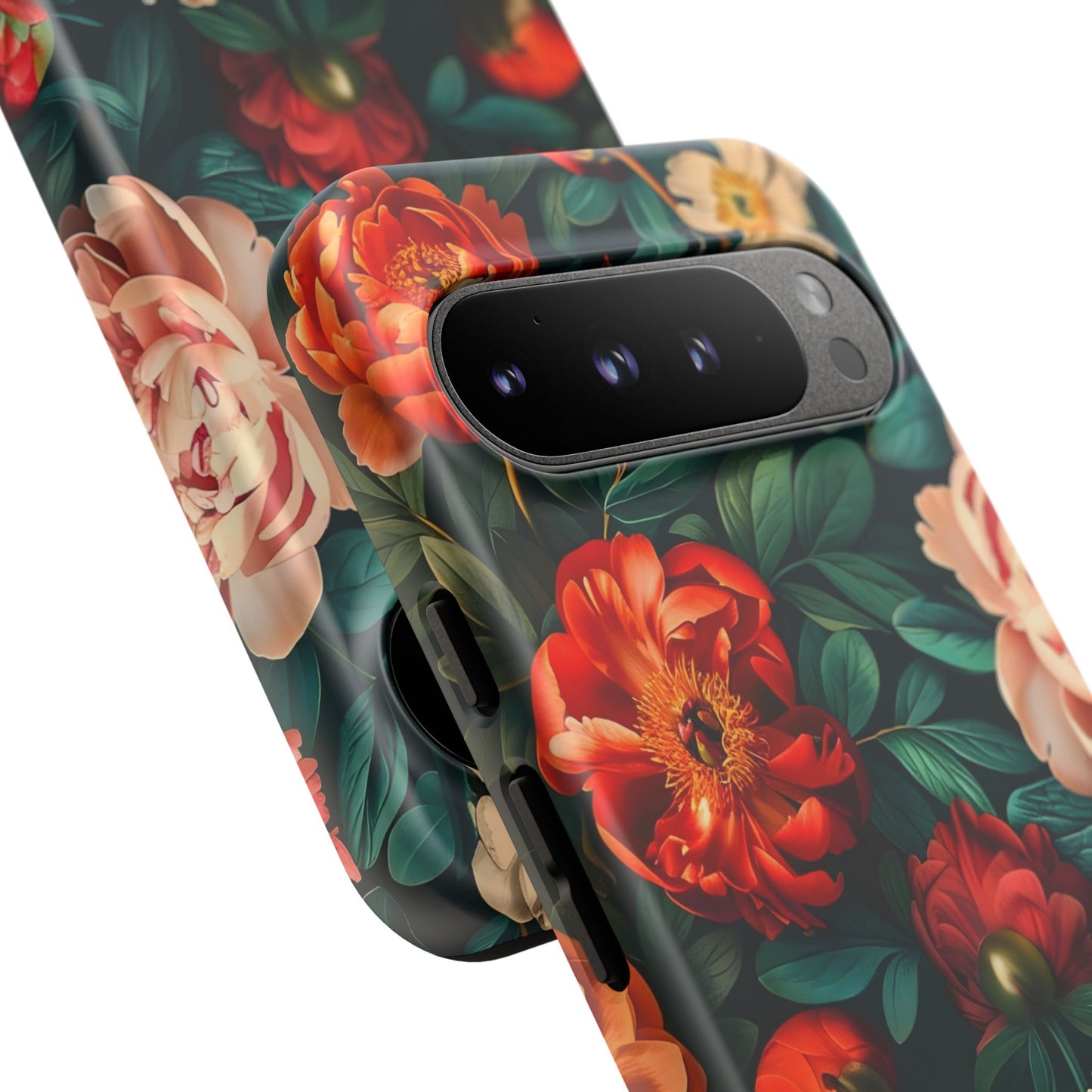 Floral Phone Case - Tough Cases, Vibrant Protection, Gift for Her, Cute Floral Design, Trendy Accessory, Perfect for Spring