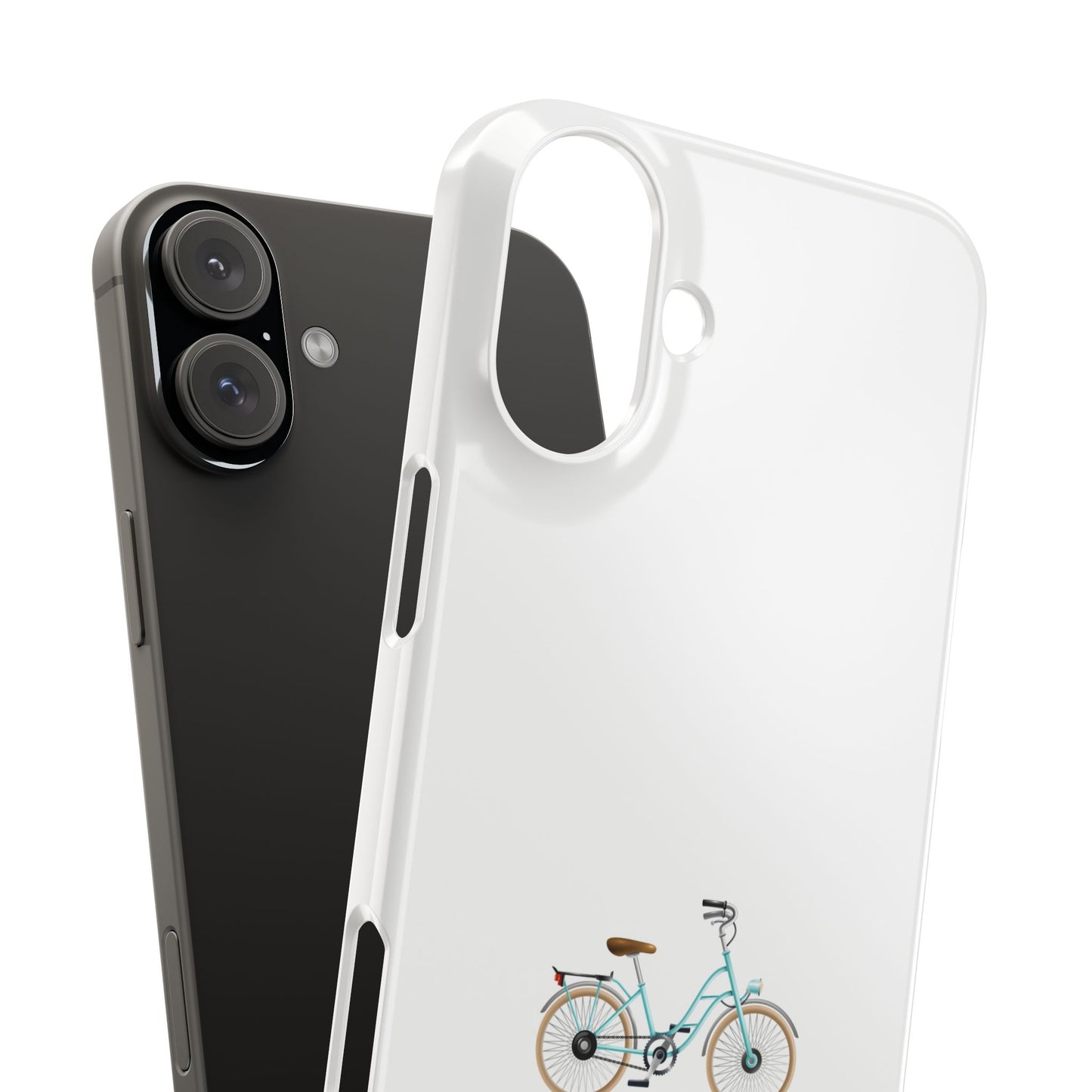 Vintage Bicycle Slim Phone Case, Phone Cover, Aesthetic Phone Accessory, Customizable Gift, Eco-Friendly Case
