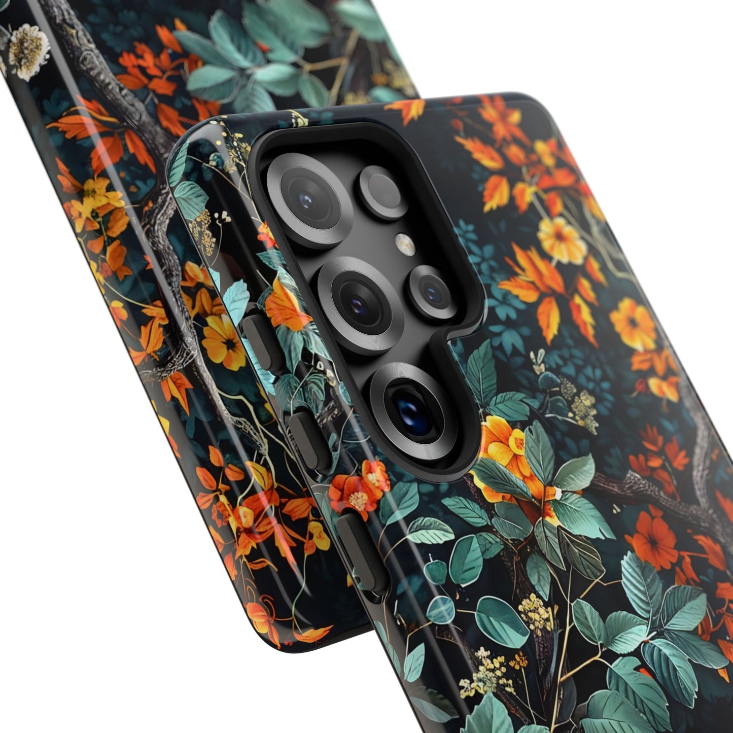 Floral Phone Case | Tough Cases, Protective Cover, Gift for Her, Autumn Vibes, Floral Phone Accessory, Unique Design
